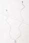 Lila White & Silver Necklace