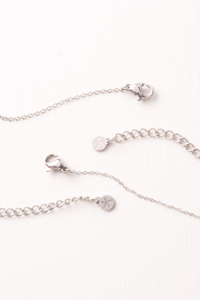 Community Silver Starfish Pendant Necklace Set