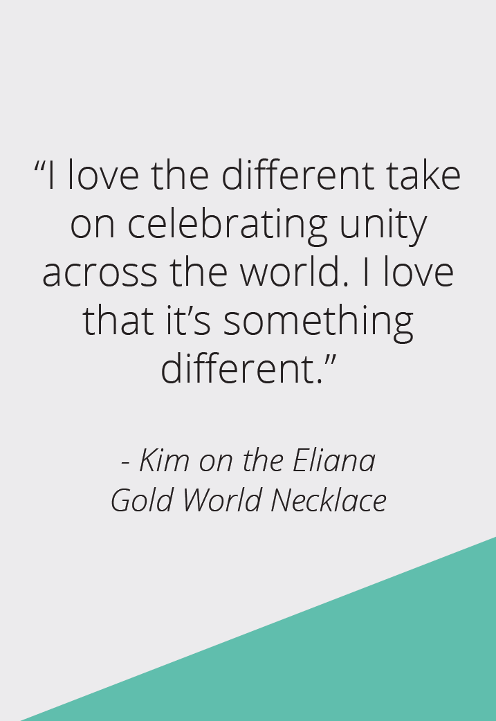 Eliana Gold World Necklace