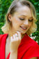Mariska Turquoise Rectangular Ring